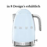 Smeg Wasserkocher mit Temperatureinstellung